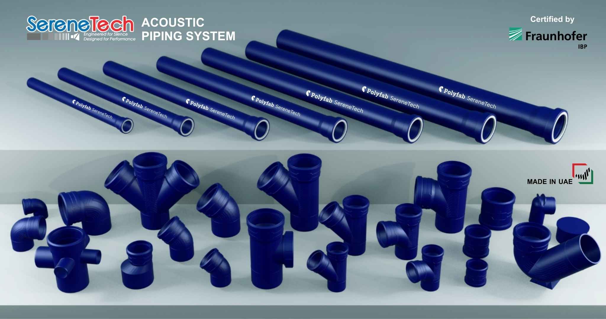 SereneTech Acoustic Piping System